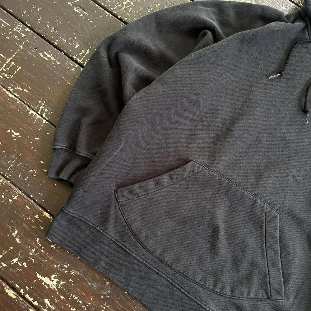 (XL) Vintage 90s Y2K Nike Hoodie Embroidered Swoosh Check - Picture 4 of 6